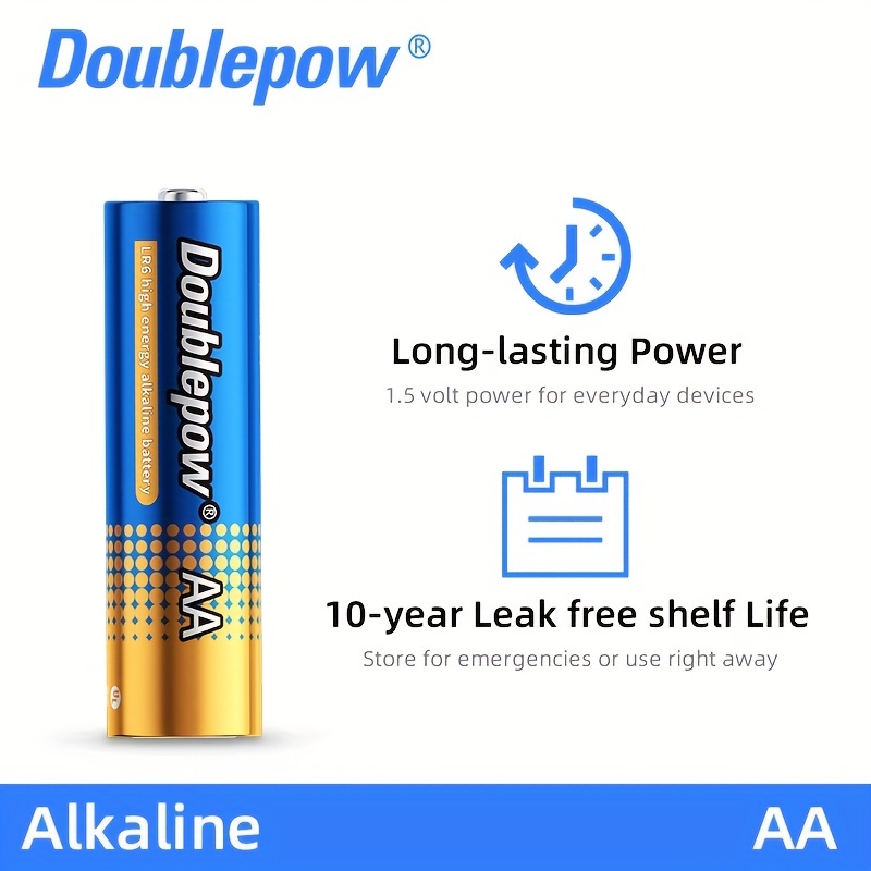 Aa Batteries Lr6 1.5v Double A Battery Alkaline Battery For - Temu
