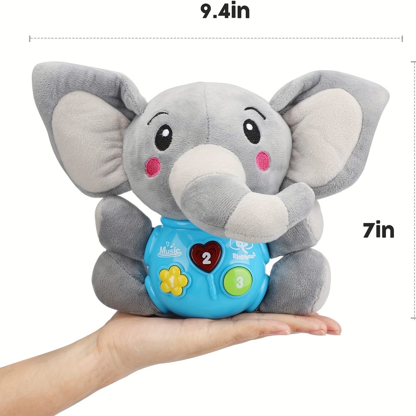 baby toys baby musical toys elephant infant toys elephant baby stuff baby toys newborn toys button color is random 2