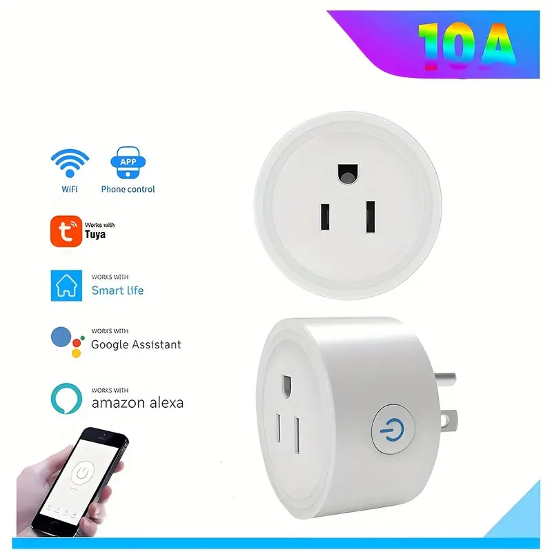 Smart Plugs That Work With Alexa Smart Life Wi fi Outlet - Temu