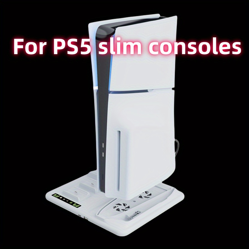 Cooling Fan RGB lighting For PS5 Slim Console Optical Digital