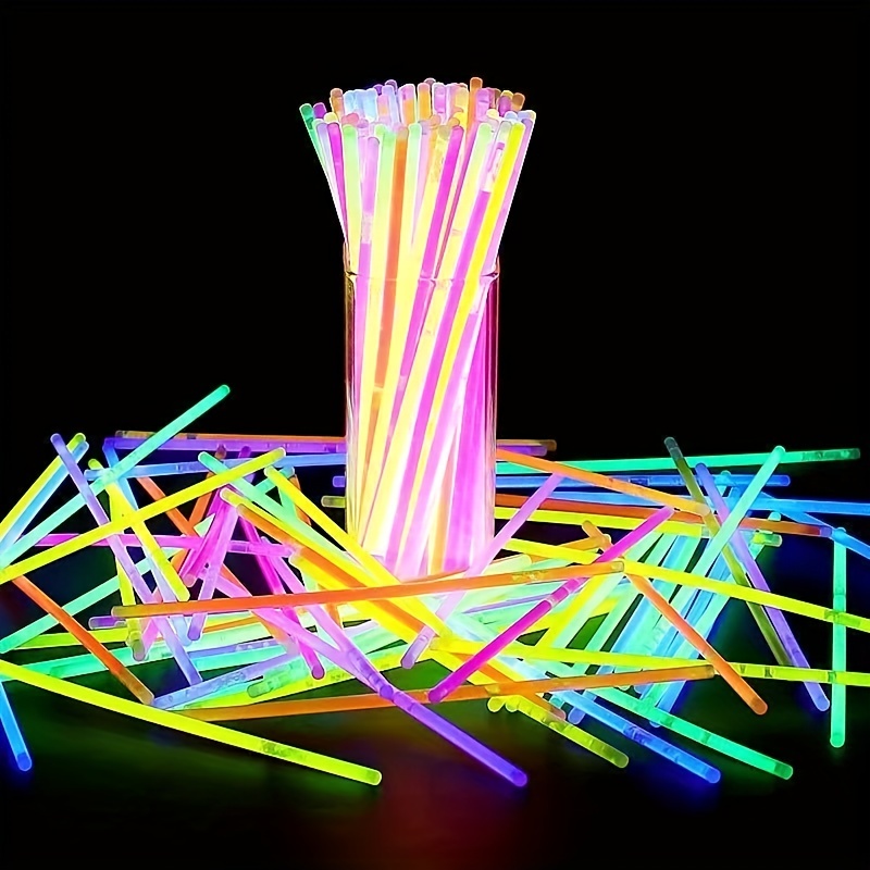 5/10/20Pcs Glow Sticks Halloween Colorful LED Light UP Sticks Cheer Tube  Glow In The Dark Light For Wedding Party Favors Toys