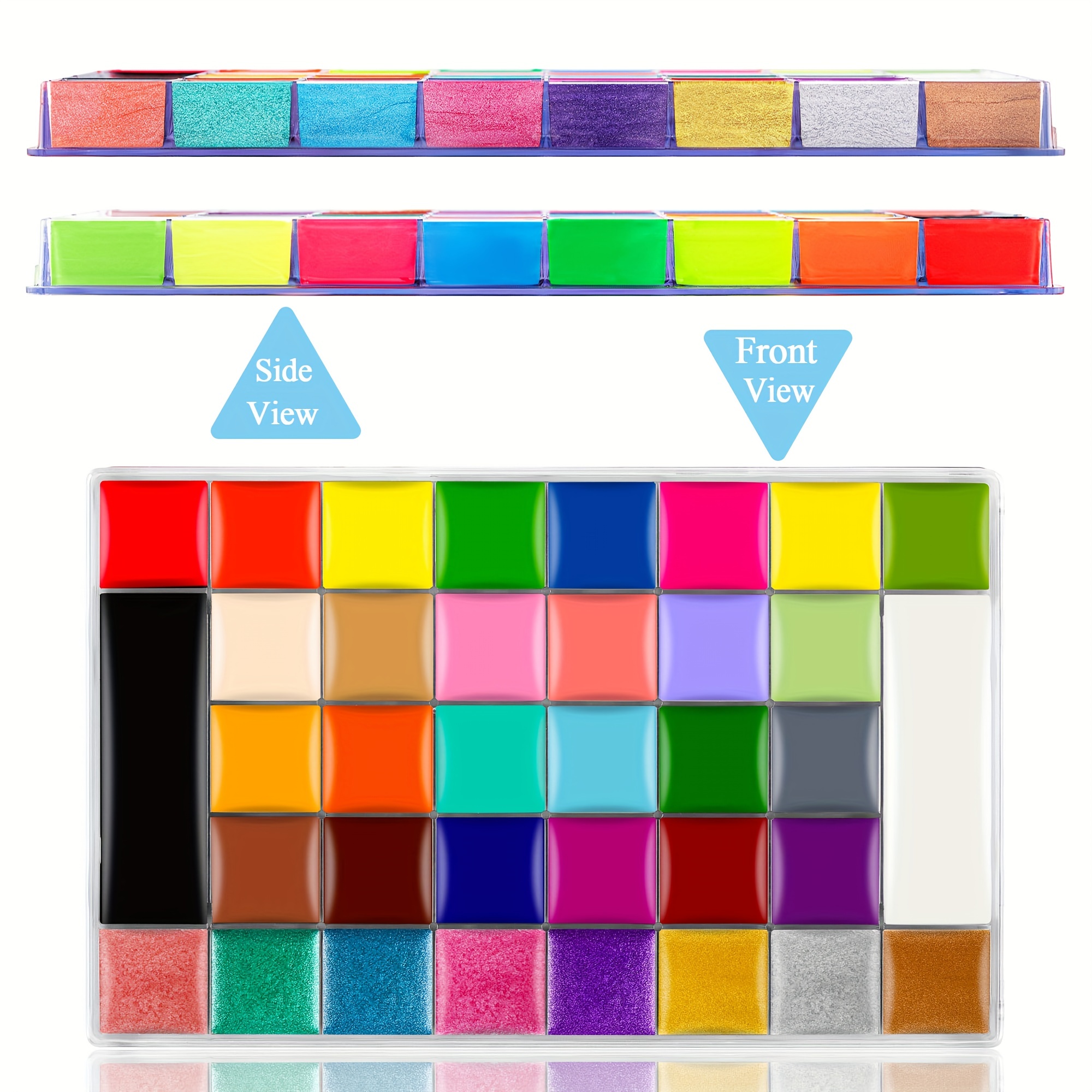 Professional 36 Colors Face Body Paint Kit - Temu