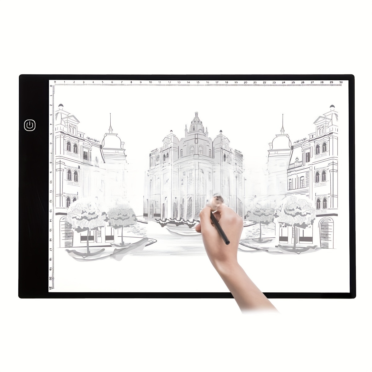

A4 Led Artcraft Tracing Light Pad Light Box Copy Board Ultra-thin With Memory Function Usb Powered Pad Nimation, Sketching, Designing, Stencilling X-ray Viewing W/type C