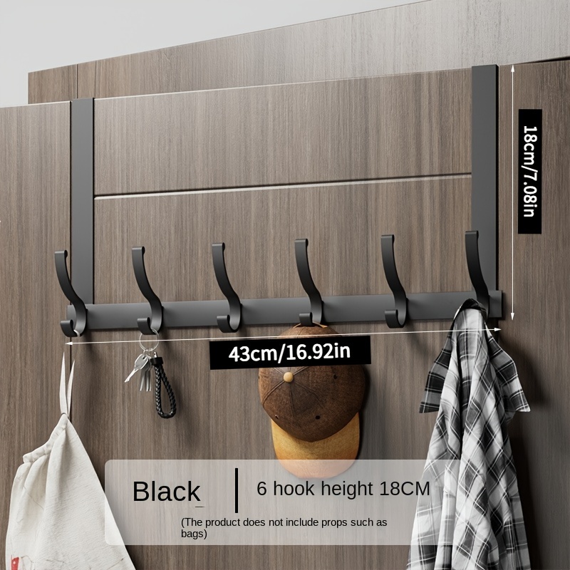 Door Hanger With 6 Hooks For Hanging Towels by MarkTheMaker, Download free  STL model