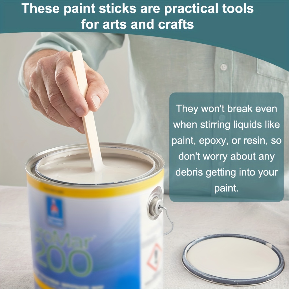 Inch Wood Paint Stir Sticks Paint Stirrers Garden Markers - Temu