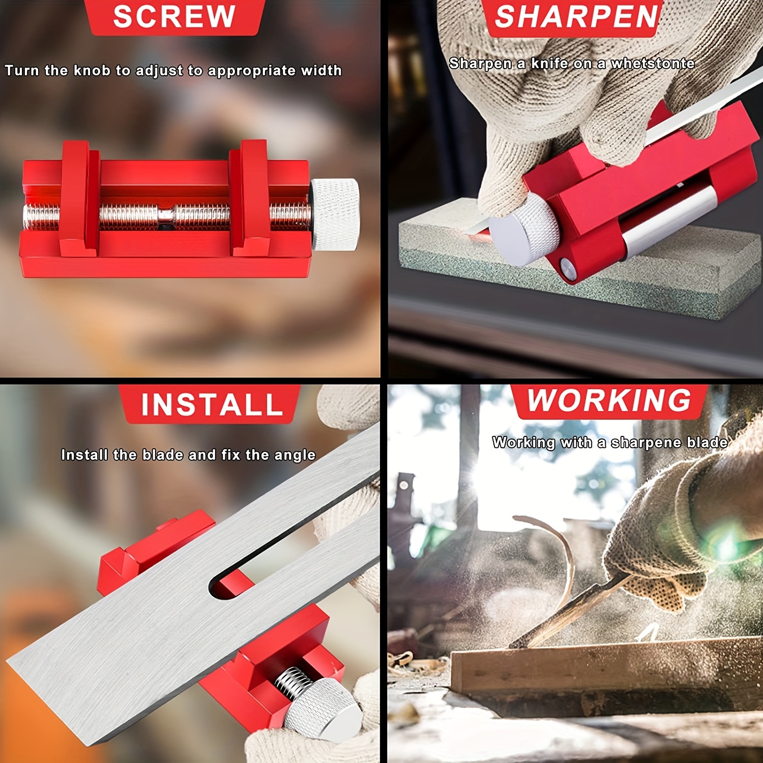 1pc Guide D'affûtage Réglable En Alliage Pour Ciseaux, Guide D'affûtage À  Angle Fixe Pour Outil De Menuiserie Pour Ciseaux De 0,15 À 2,11 Pouces Et  Avions De 1,37 À 3,11 Pouces - Temu Switzerland