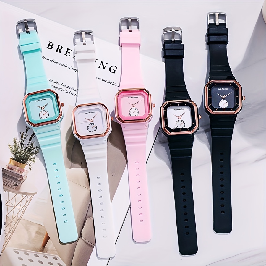  Reloj para mujer, reloj digital transparente de moda, reloj  cuadrado para mujer, reloj de pulsera electrónico para negocios o ocio  diario (color : estilo 13) : Ropa, Zapatos y Joyería