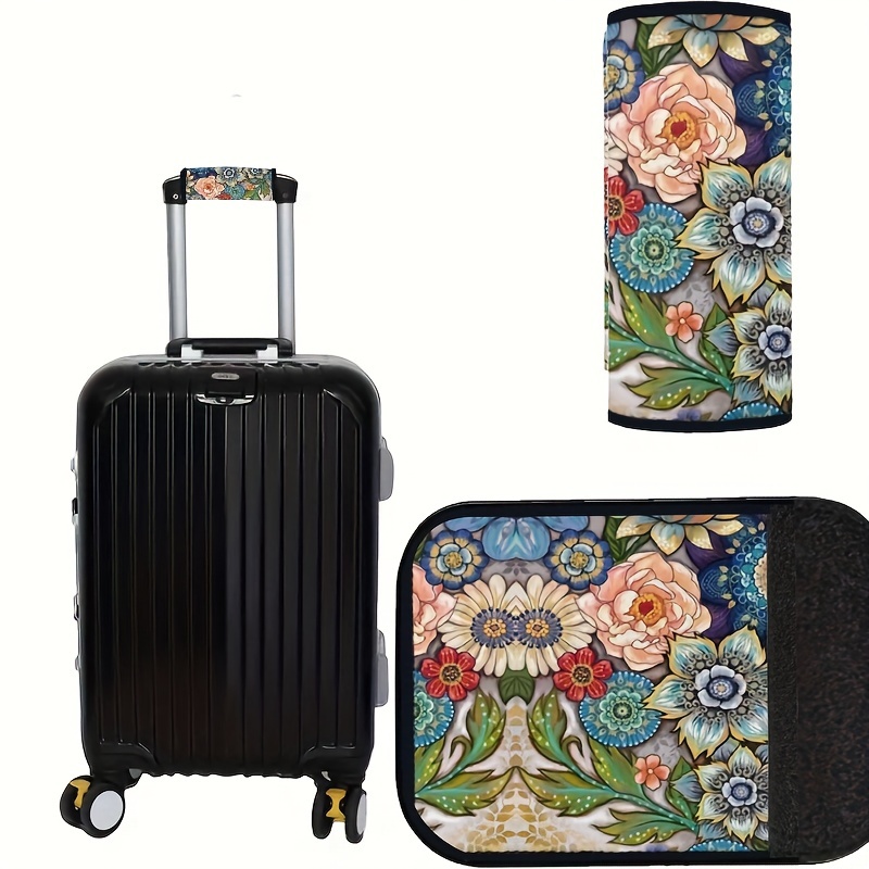 Floral print luggage online sets