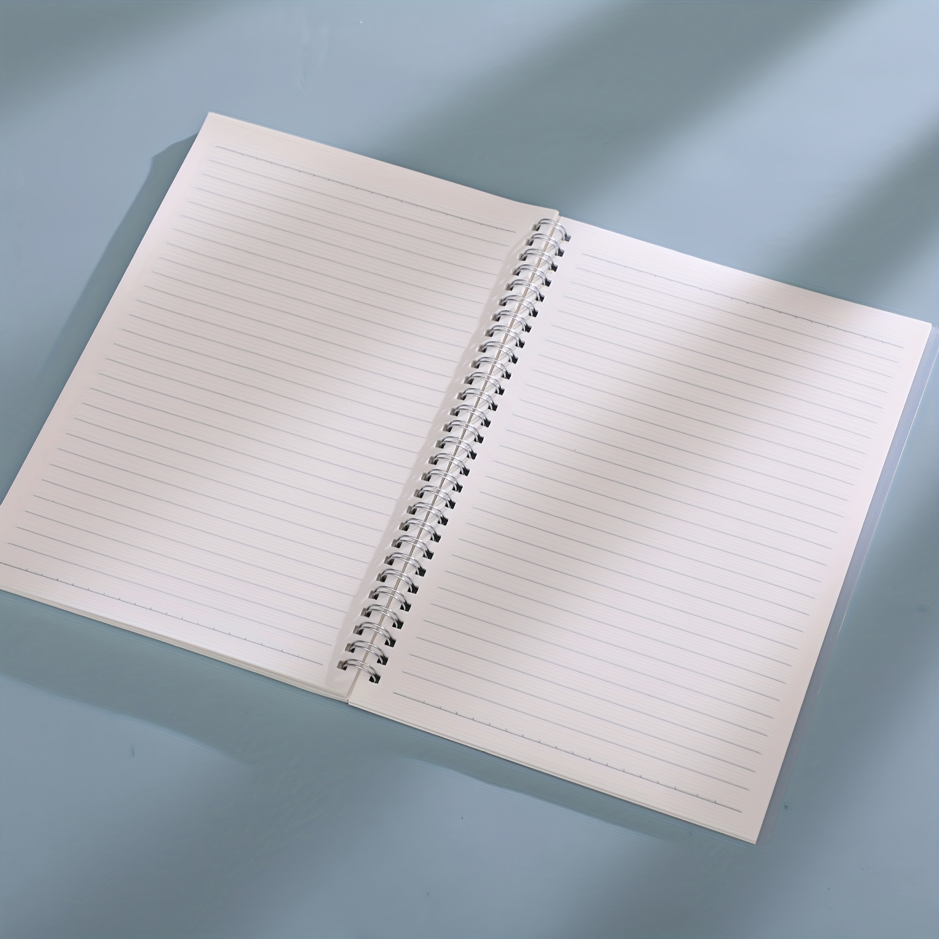 Transparent Hardcover Ruled Spiral Notebook Lined Journal Writing Diary