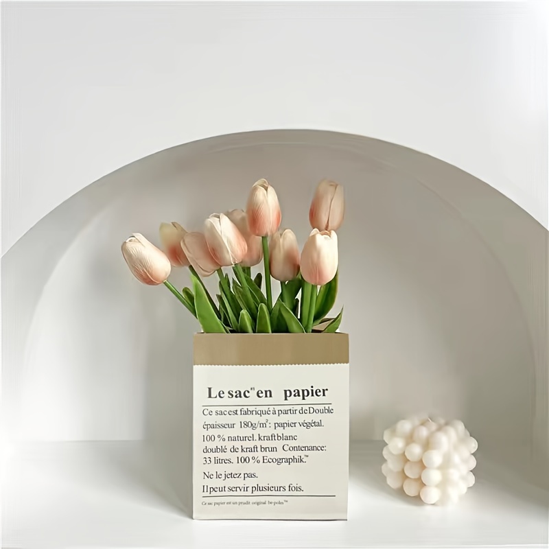 Nordic Simulated Tulips Small And Fresh Fake Flowers For - Temu