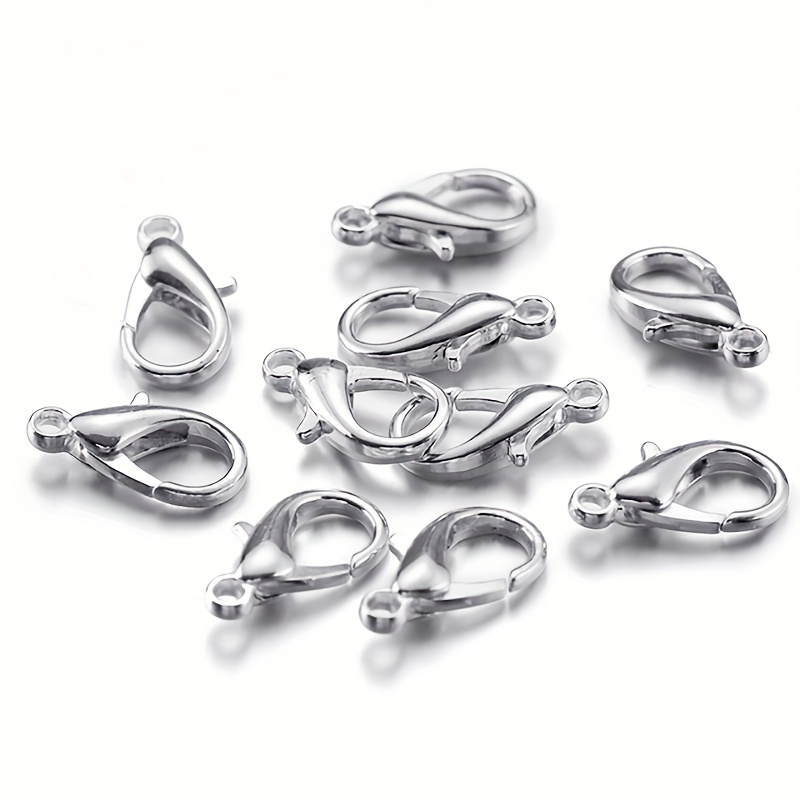 50pcs/lot Jewelry Findings Alloy Lobster Clasp Hooks For Jewelry Making  Necklace Bracelet Chain DIY Supplies Accessories