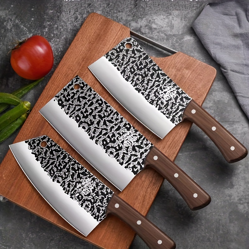 Longquan Forged Kitchen Knife Handmade Cutting Tool Kitchen - Temu