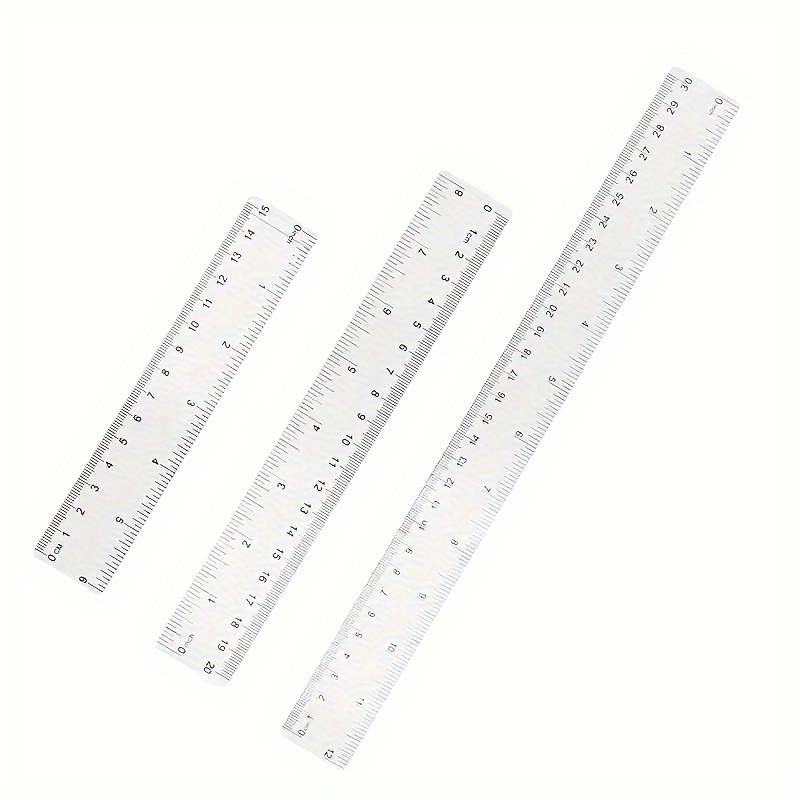 8 Measuring Inch Plastic Ruler