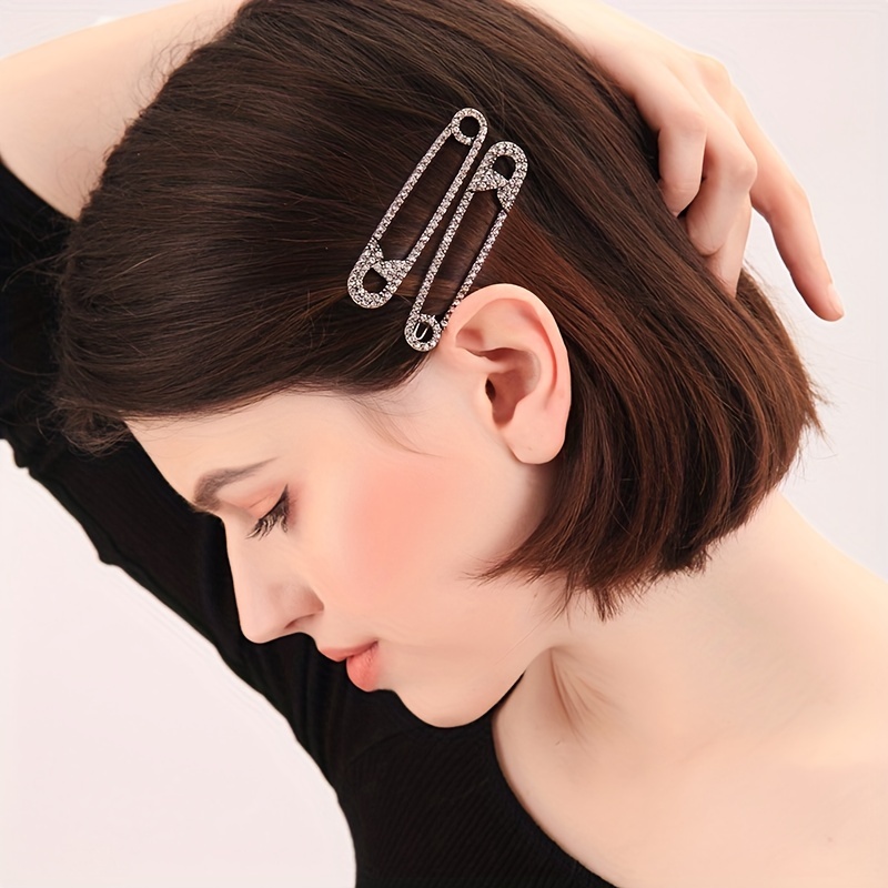 Trendy Gothic Punk Knife Hair Clips Hairpins Hair - Temu