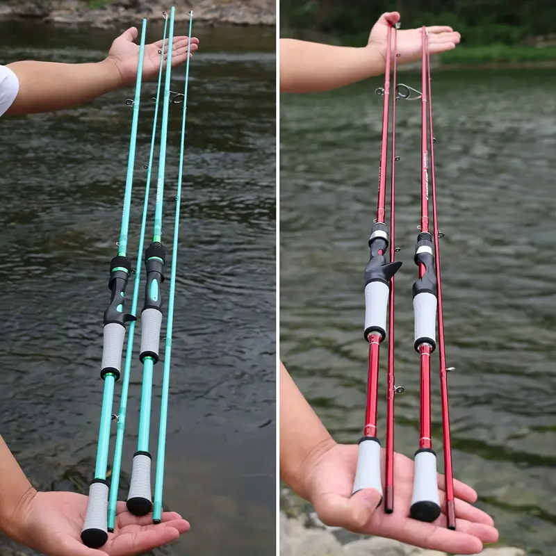 Sougayilang Fishing Rod 2 Sections Casting Rod Spinning Rod - Temu
