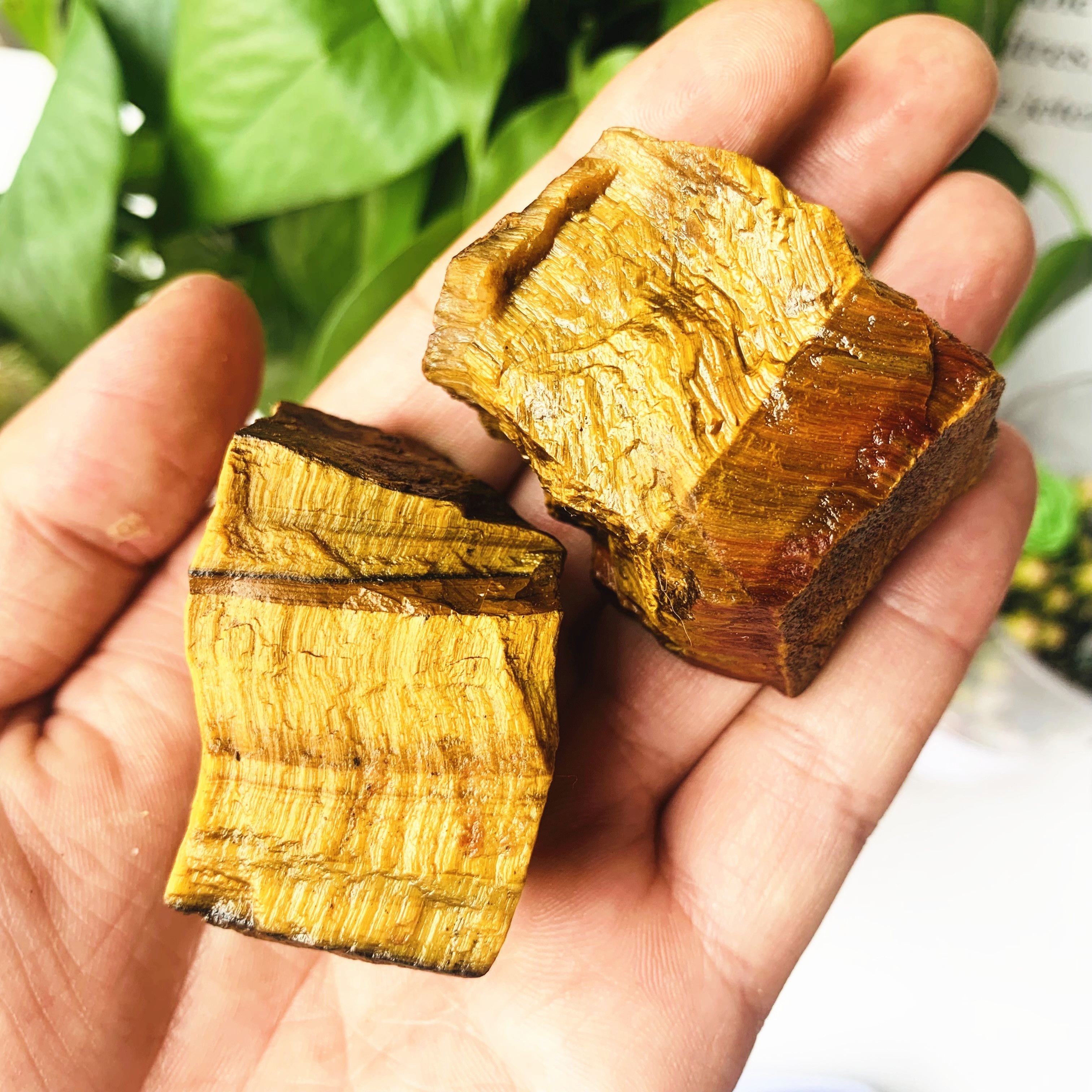 Natural Tiger's Eye Stone Crystal Stone Healing Crystal - Temu