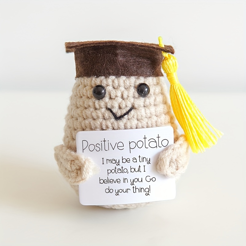 Positive Energy Potato Hug Pocket Doll Hand stitched - Temu