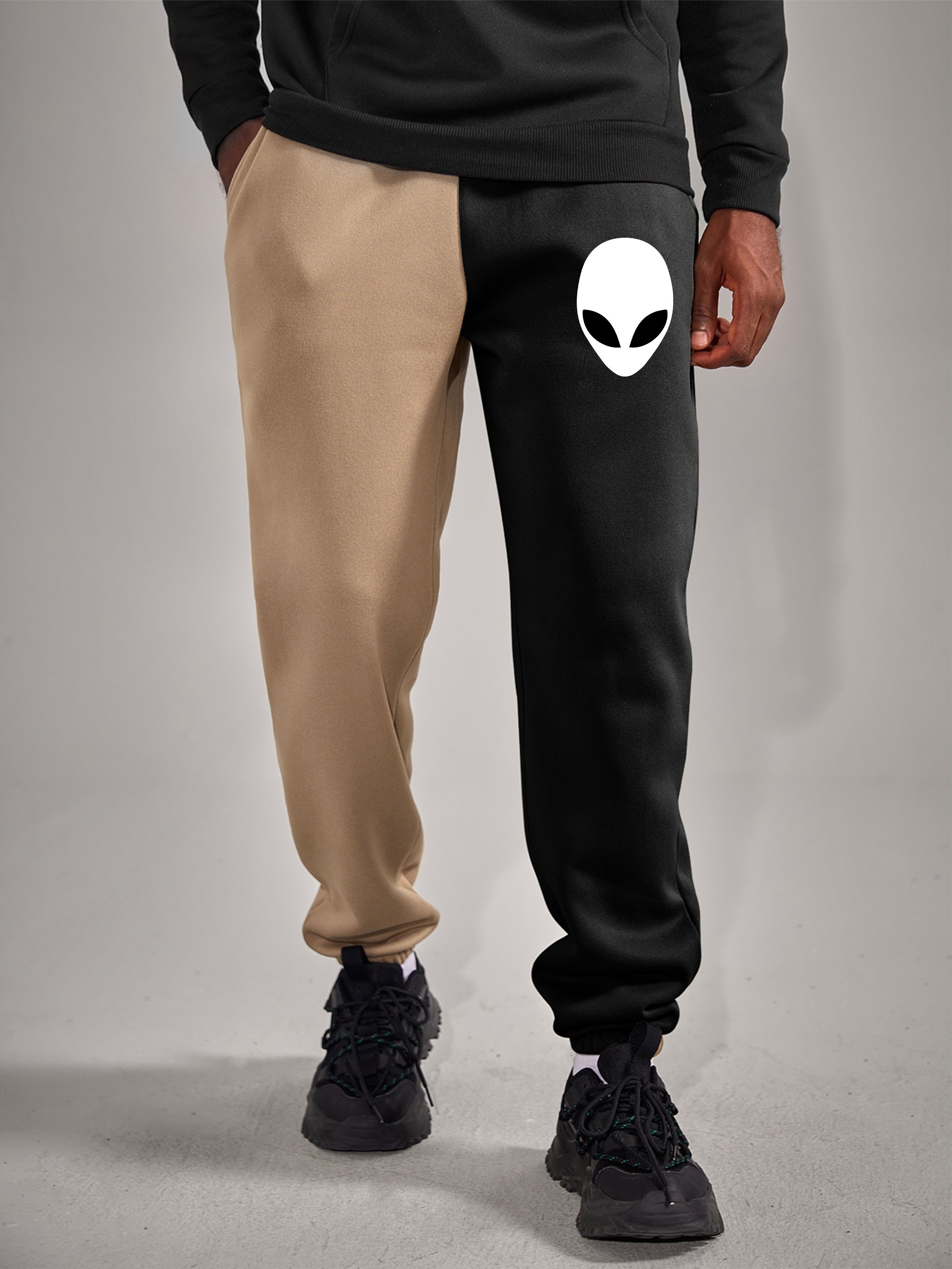 Pantalones de chándal para hombre con cordón holgado, con varios bolsillos