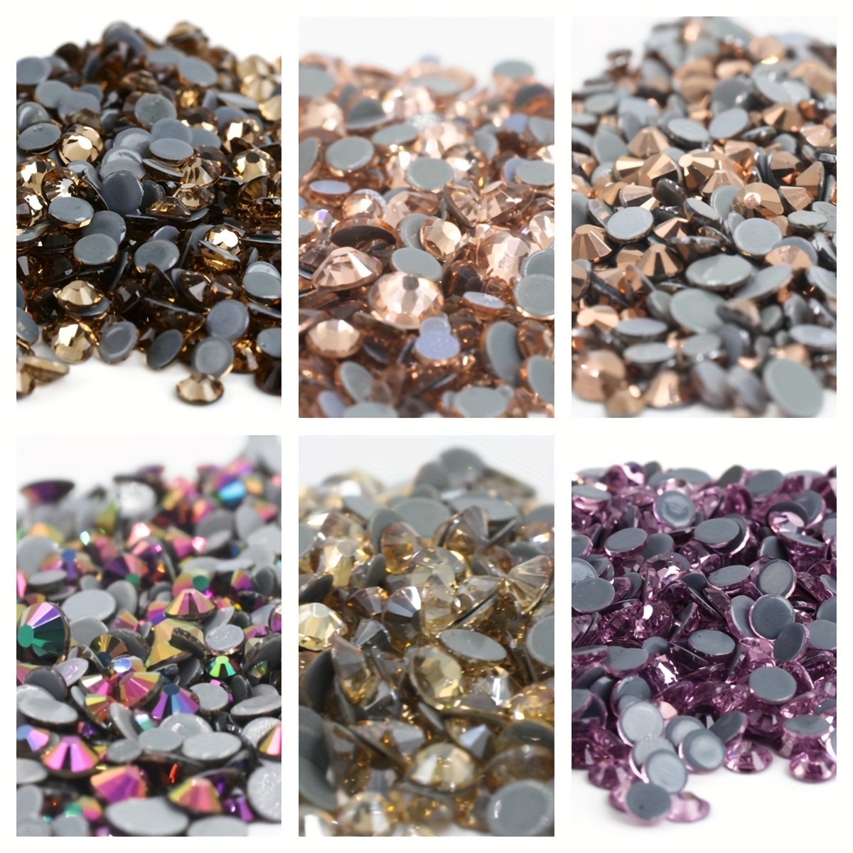 Bling World 3000 piezas de diamantes de imitación de Hotfix, SS10 de 3 mm,  piedras de cristal para decorar tu ropa, zapatos, etc. (Lt.Siam SS10/3 mm