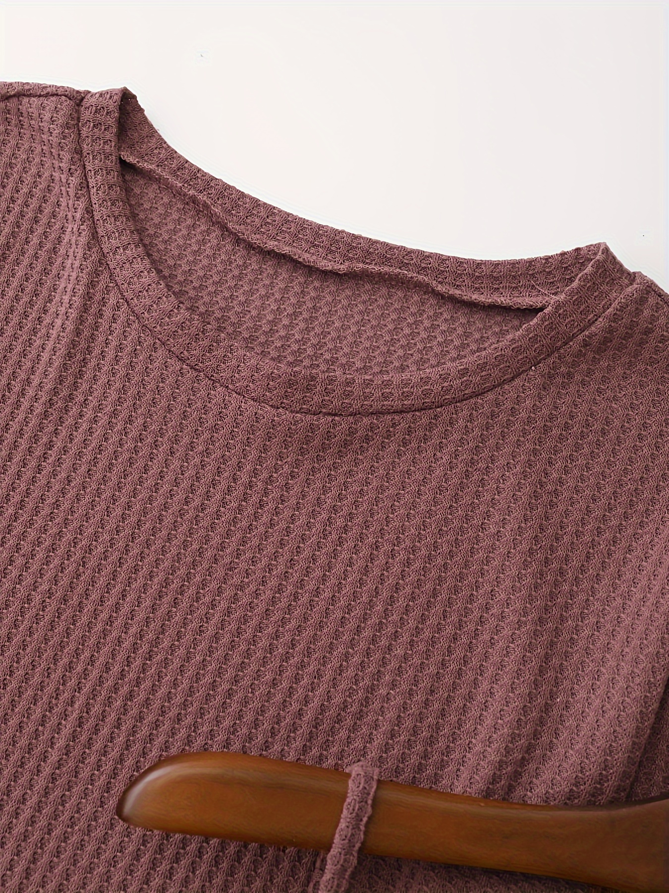Waffle Loungewear Set: Top, Cami, Shorts