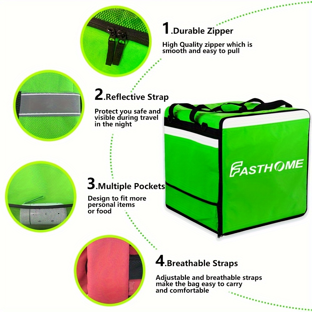 Takeaway Bag Takeaway Box Car mounted Insulation Box Outdoor - Temu