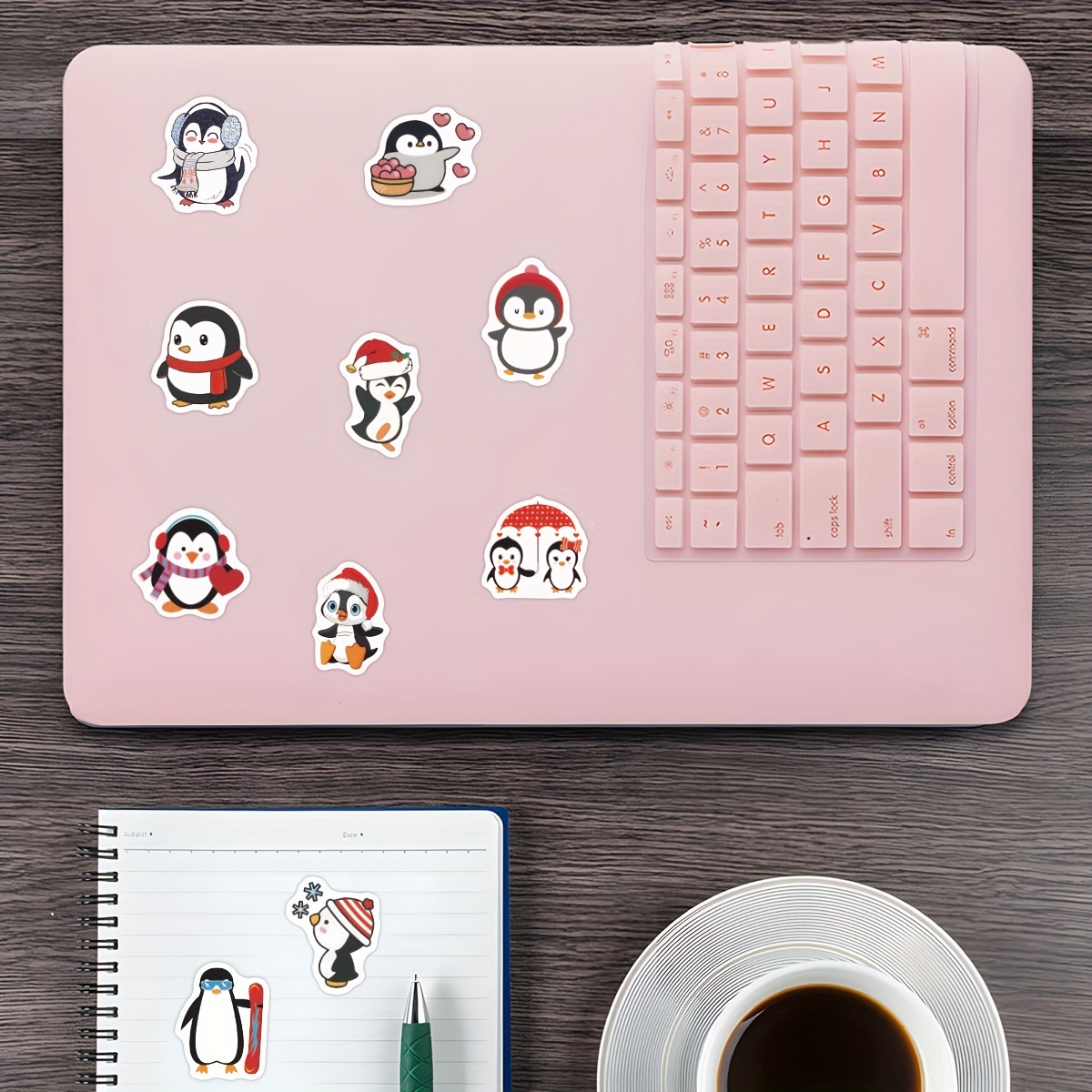 Penguin Stickers Roll, Cute Sticker Pack, Laptop,waterbottle,  Phone,skateboard,guitar,helmet,bike Decor - Temu