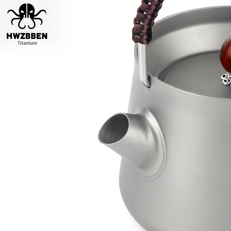 Hwzbben Pure Titanium Outdoor Kettle Lightweight And Durable - Temu