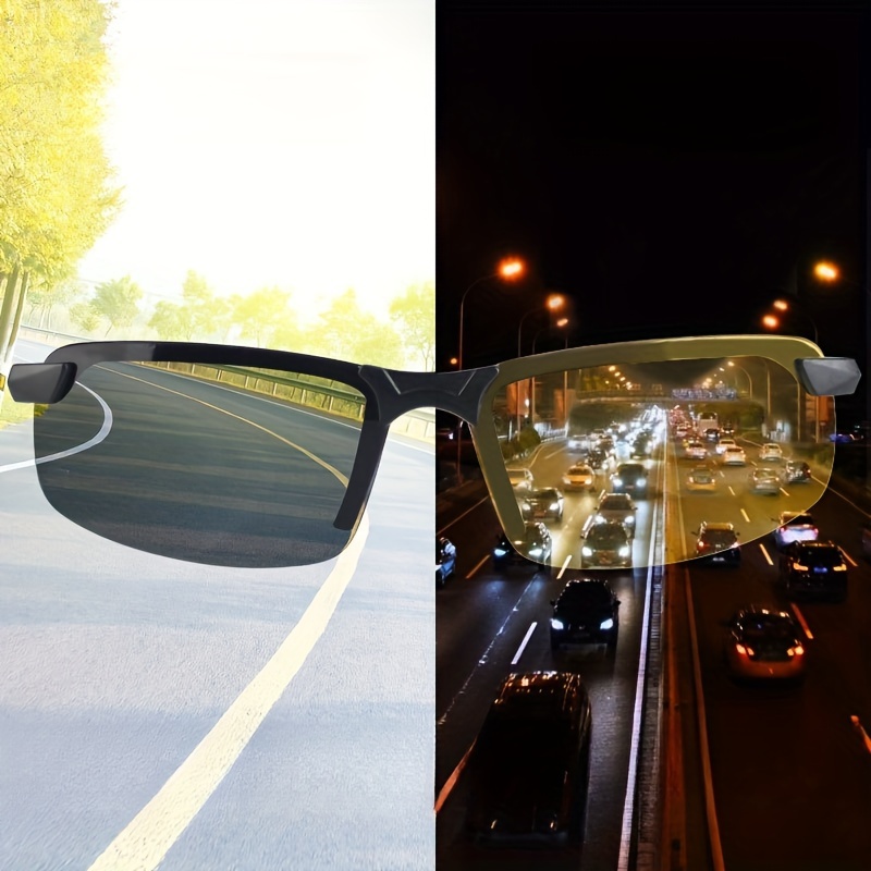 1pc Mens Polarized Photochromic Day And Night Driving Night Vision Fishing, Shop On Temu And start Saving