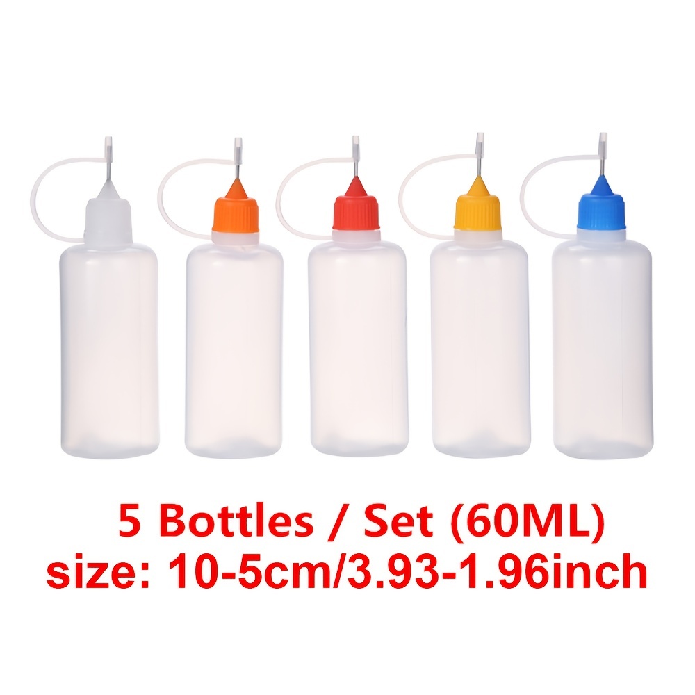 10 Pcs Needles Squeeze Bottle Applicator Tip Plastic Liquid Glue