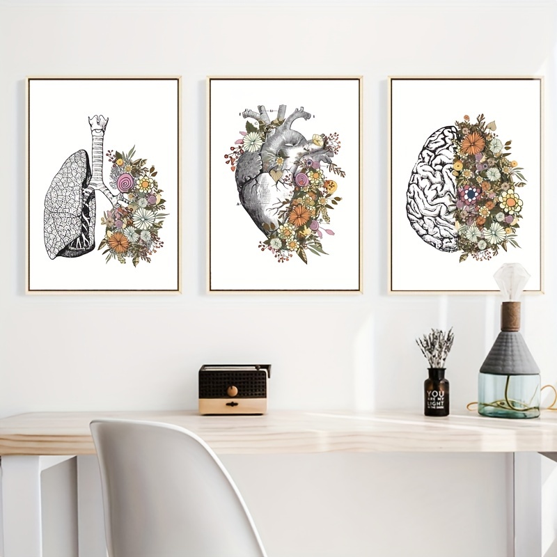 Heart Shaped Hair Art: Canvas Prints, Frames & Posters