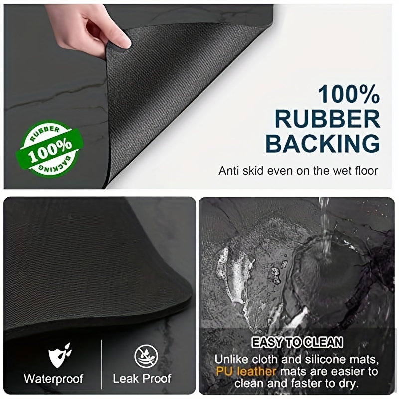 1pc Drying Heat Insulation Soft Rubber Dishes Sink Mat,Table Kitchen Home  Anti Slip Drying Dishes Drain Mat,Foldable