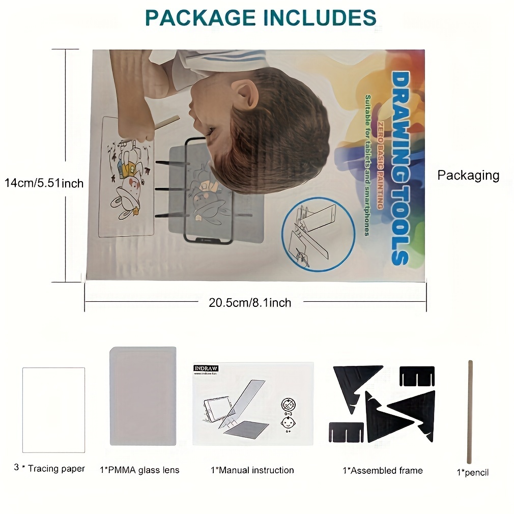 Optical Drawing Board: Portable Sketching Tool for Kids, Beginners &  Artists - Create Stunning Artwork Instantly!