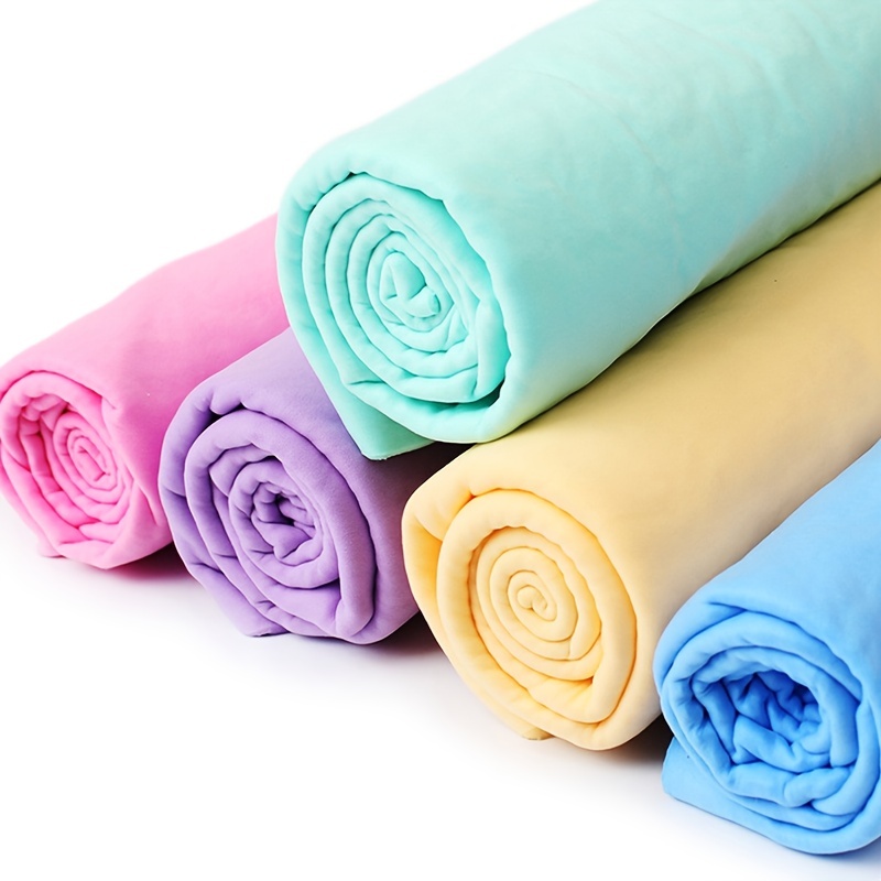 Car Cleaning Chamois Cloth Car Drying Towel Shape - Temu