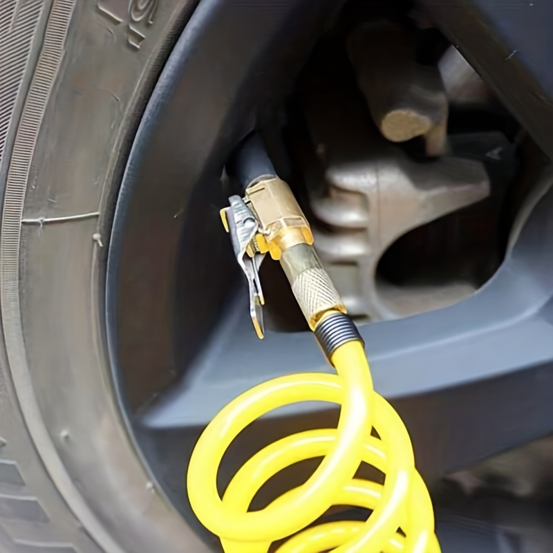 Adaptateur gonfleur d'air à clipser valve pneu pour pompe à pneus