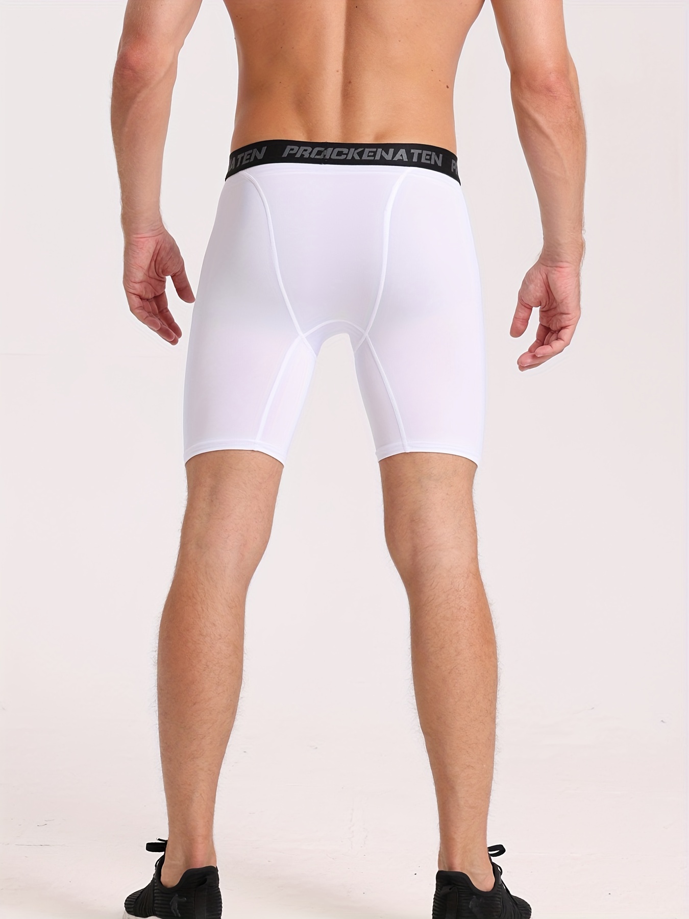 CompressionZ Men's Compression Pants & Shorts Bundle (Green/White, Medium)