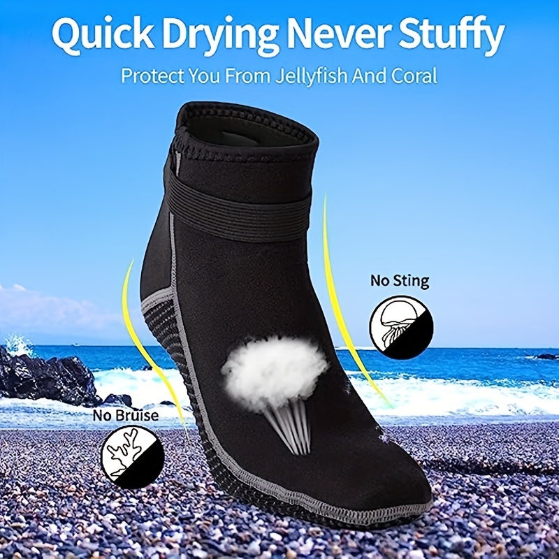 Zapatos acuáticos para surf y calcetines de neopreno de 3 mm