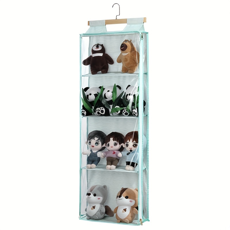 4 Layers Door Storage Bag Children's Toys Storage Hanging Bag Stuffed  Animal Storage Display Kid's Dolls Toys Organizer