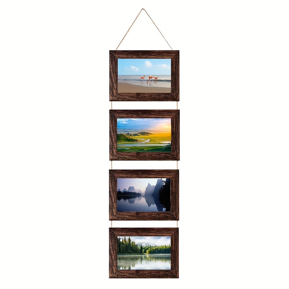 4-Piece Wall Hanging Picture Frame Collage - Aesthetic Room Decor for Your Home!