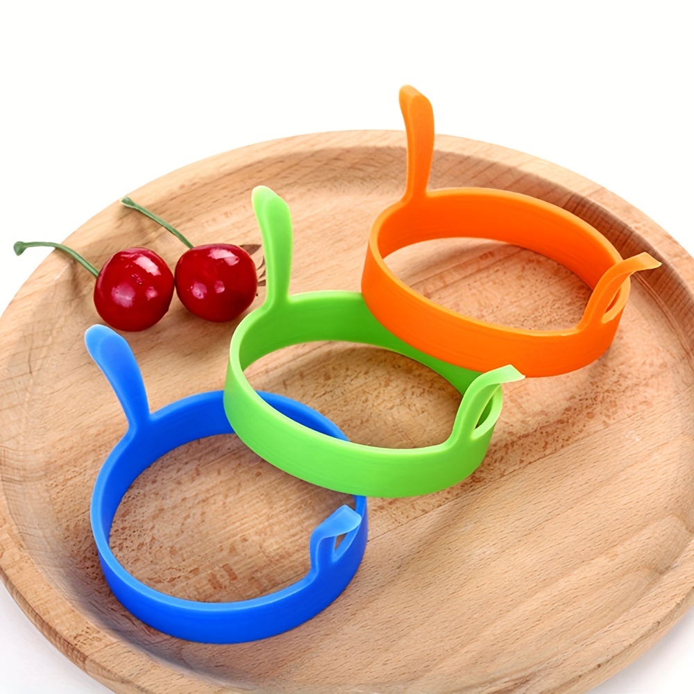 

2pcs, Egg Rings, Silicone Egg Cooking Rings, Pancake Mold For Frying Eggs And Omelet, Kitchen Gadgets, Kitchen Stuff, Kitchen Accessories