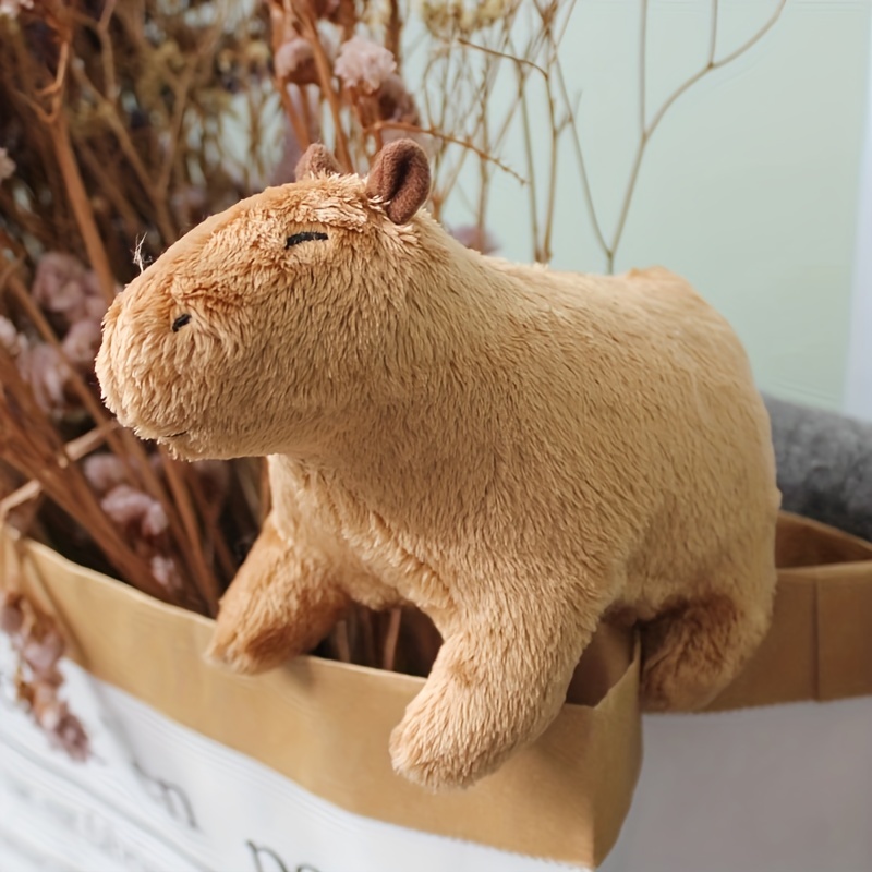 Simulation Stuffed Capybara Rodent Plush Toy, Niedlicher Lebensechter  Capybara Plüschpuppe, Weiches Tierurlaubsgeschenk - Temu Austria