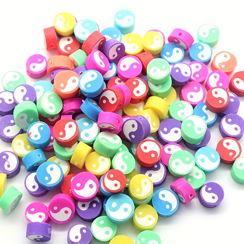 Polymer Clay Beads Set Colorful Plum Polymer Clay - Temu