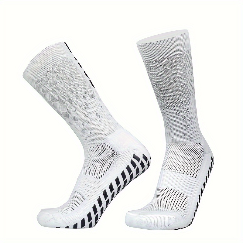 Men's Sports Grip Socks Soccer Socks Non slip Football Socks - Temu Canada