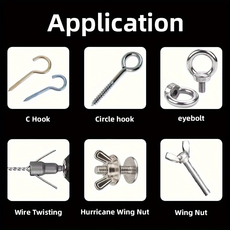 1pc Electric Tool Slot Electric Screwdriver With 1pc Butterfly Bolt Socket Wrench, 6.35mm Hex Socket Conversion Nut