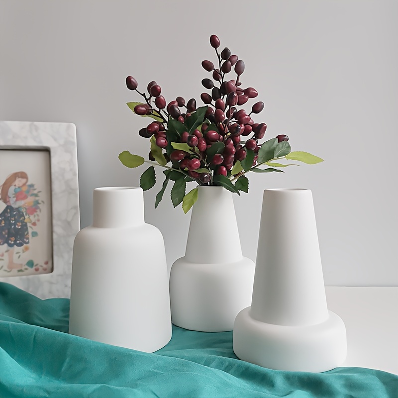 SUPVOX Floreros de flores rosados decorativos modernos floreros para  decoración del hogar, centros de mesa y eventos Ornamnet