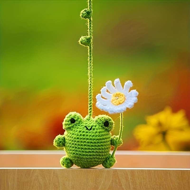 Mini Crochet Frog Amigurumi, Wendy Squishmallow, Personalized Kawaii ,frog  Car Accessories for Rearview Mirror Charm -  Canada