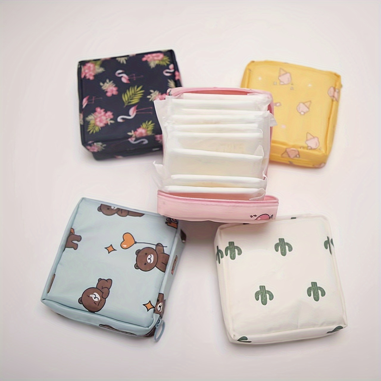 Multi Functional Womens Cute Small Makeup Bags With Tampon Holder, Coin  Purse, And Sanitary Pad Pouch For Makeup Storage From Cleanfoot_elitestore,  $1.61