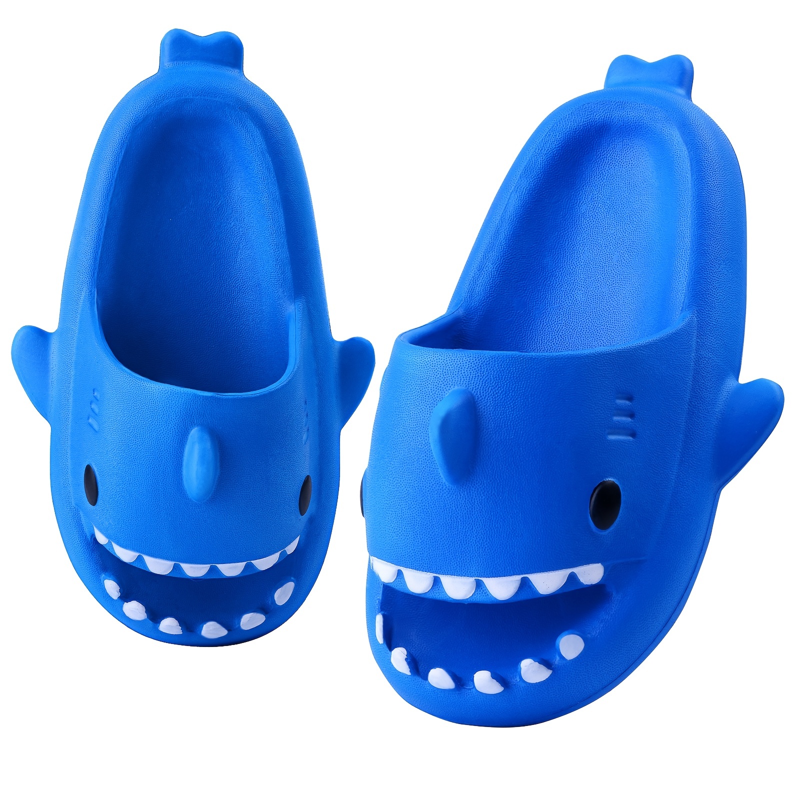 Toddler Slip Baby Shark Slippers Wonder Nation Infant Or Toddler Boys Shark  Slippers Size 4, 5, 5/6, 6, 11/12 NEW - Main Image
