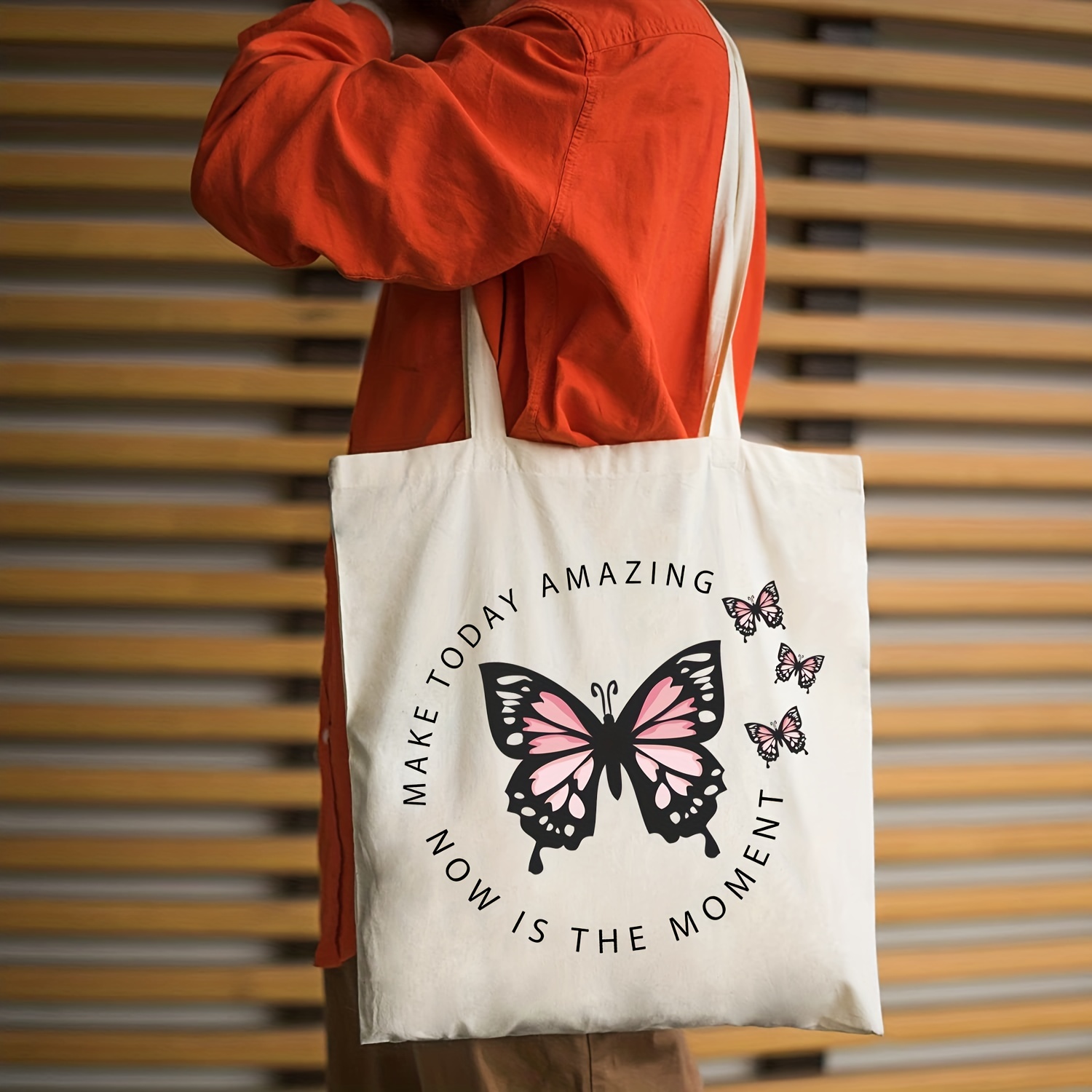 Butterflies Large Tote Bag