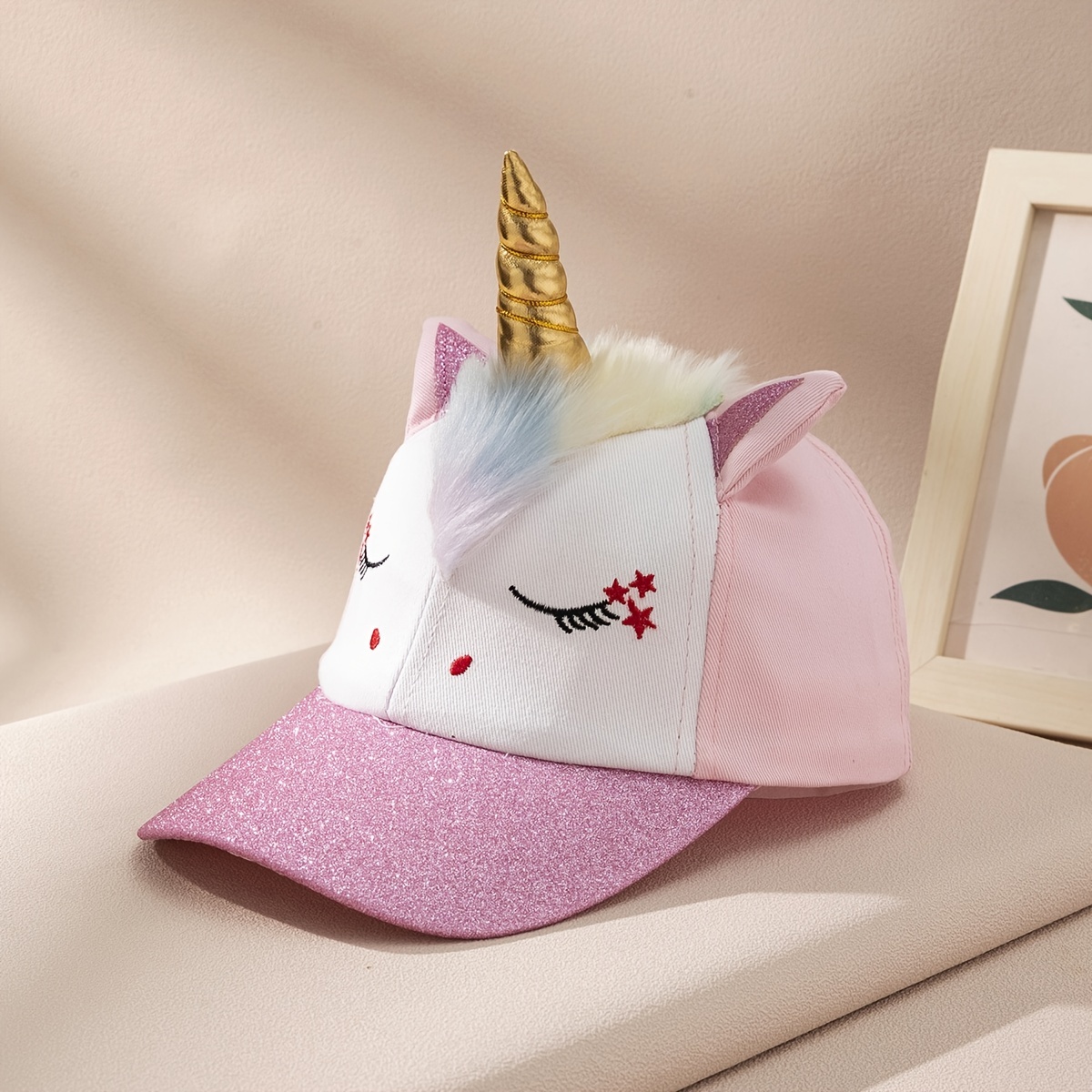Coosilion Gifts for Girls 4 5 6 7 8 9 10 12 Years Old-Decorate Your Own  Baseball Cap with Unicorns Stickers, Arts & Crafts for Girls Ages 6-8 8-12