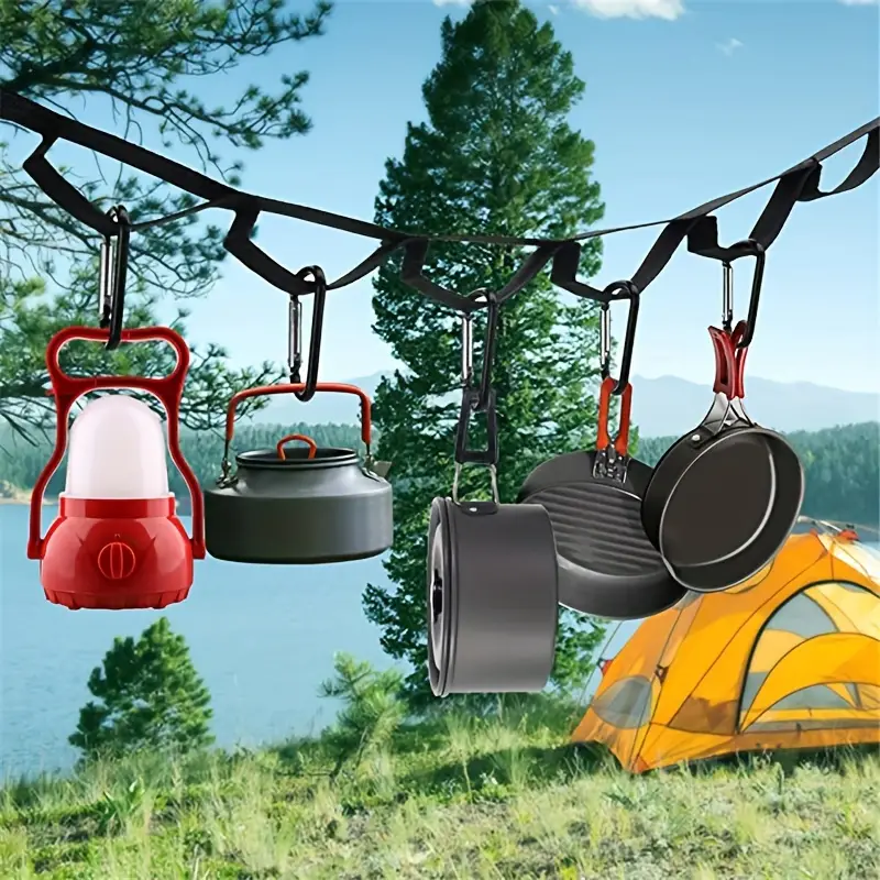 Storage Strap Buckles Hanging Camping Gear Essentials A Tree - Temu